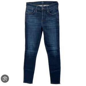 AGOLDE Sophie Zip Fly Dark Wash Skinny Denim Jeans A003E-2023 Size 24